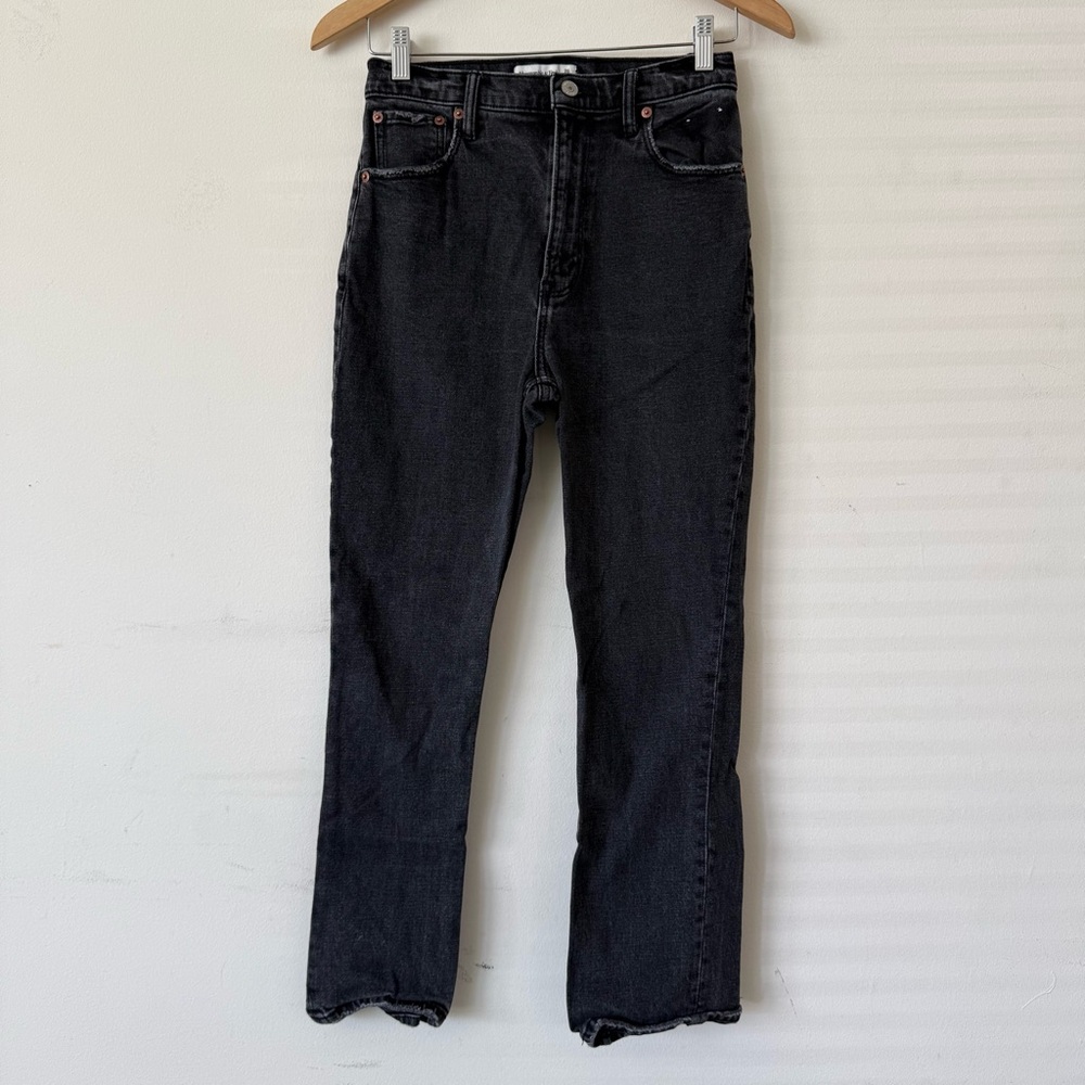 Abercrombie & Fitch Ankle Straight Ultra High Rise Denim Jean Pant - 26 / 2R